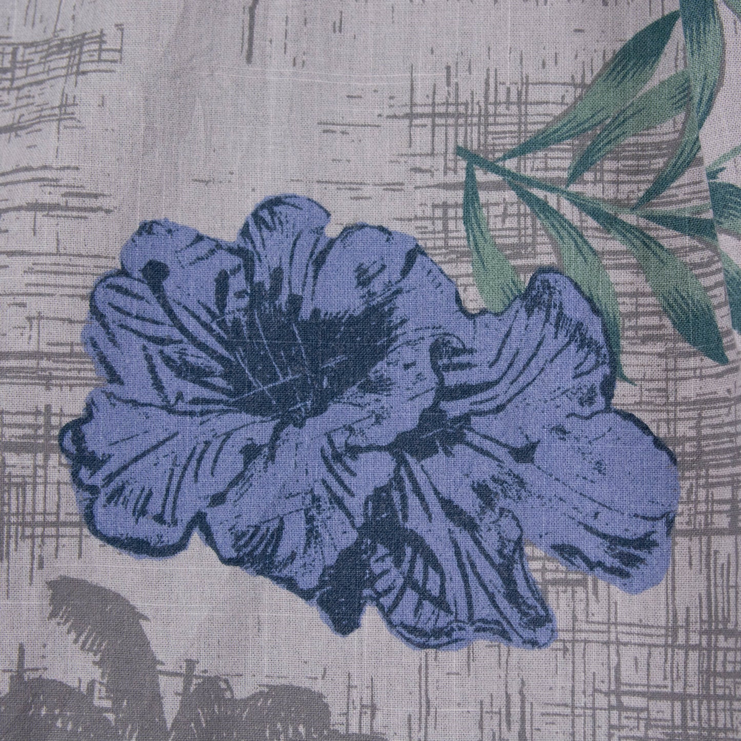 Camisa hawaiana gris (L) Croft&Barrow