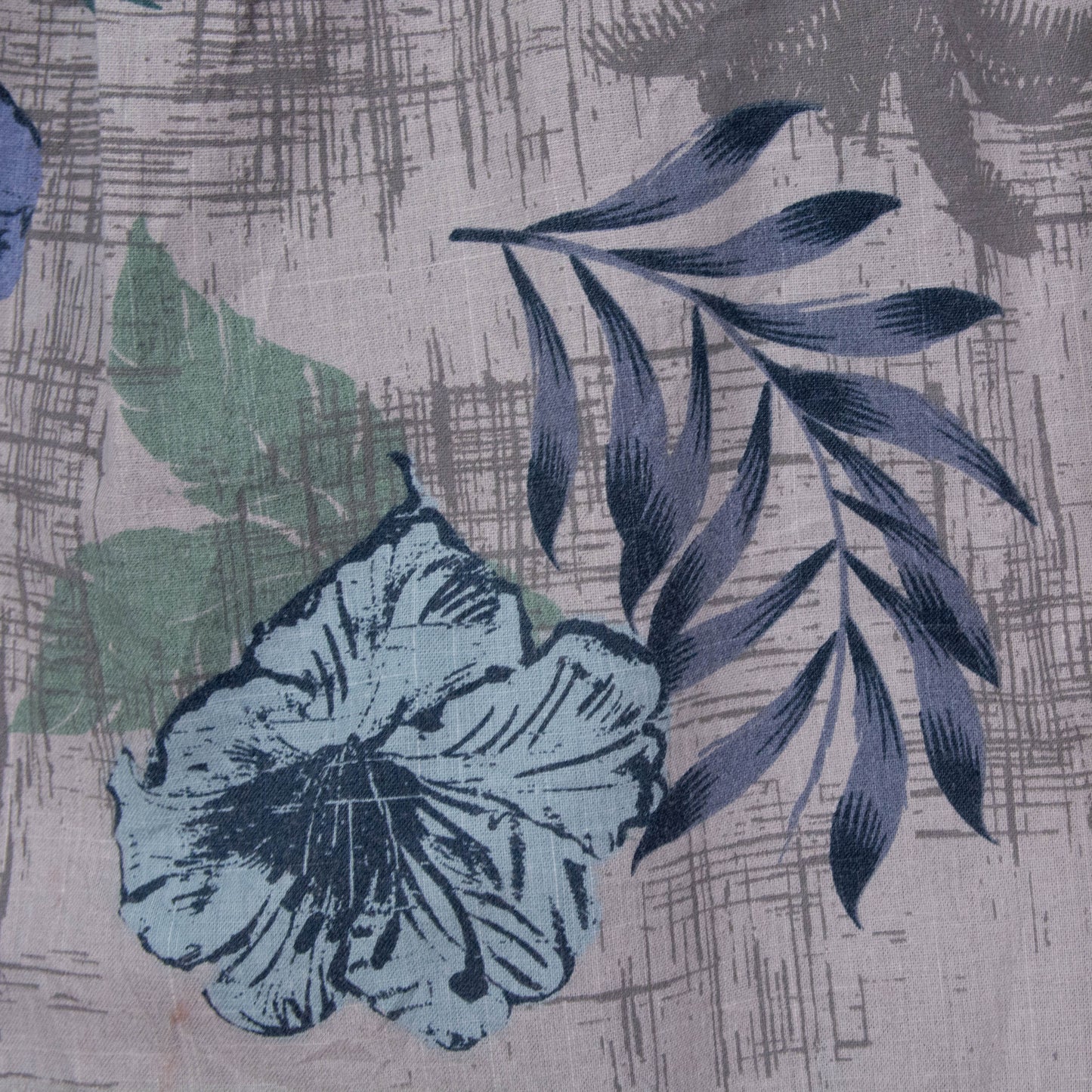 Camisa hawaiana gris (L) Croft&Barrow