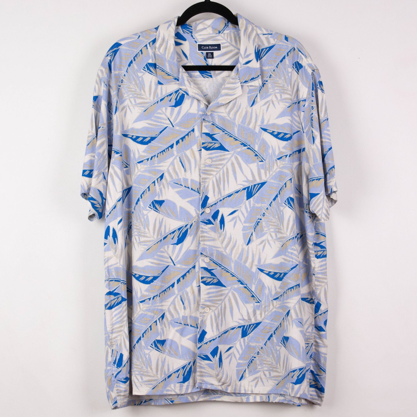 Camisa hawaiana azul (2XL) Club Room