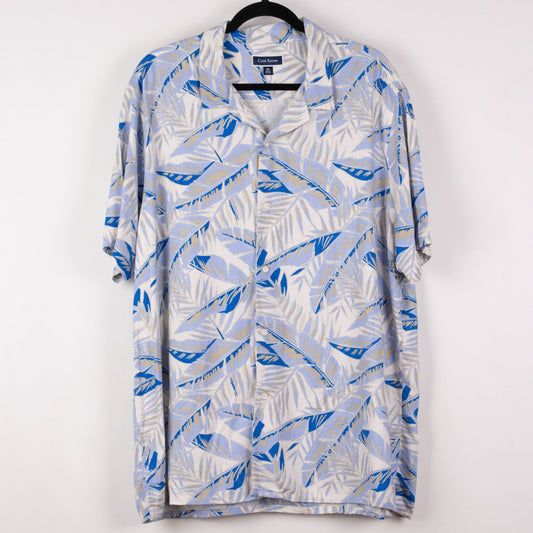 Camisa hawaiana azul (2XL) Club Room