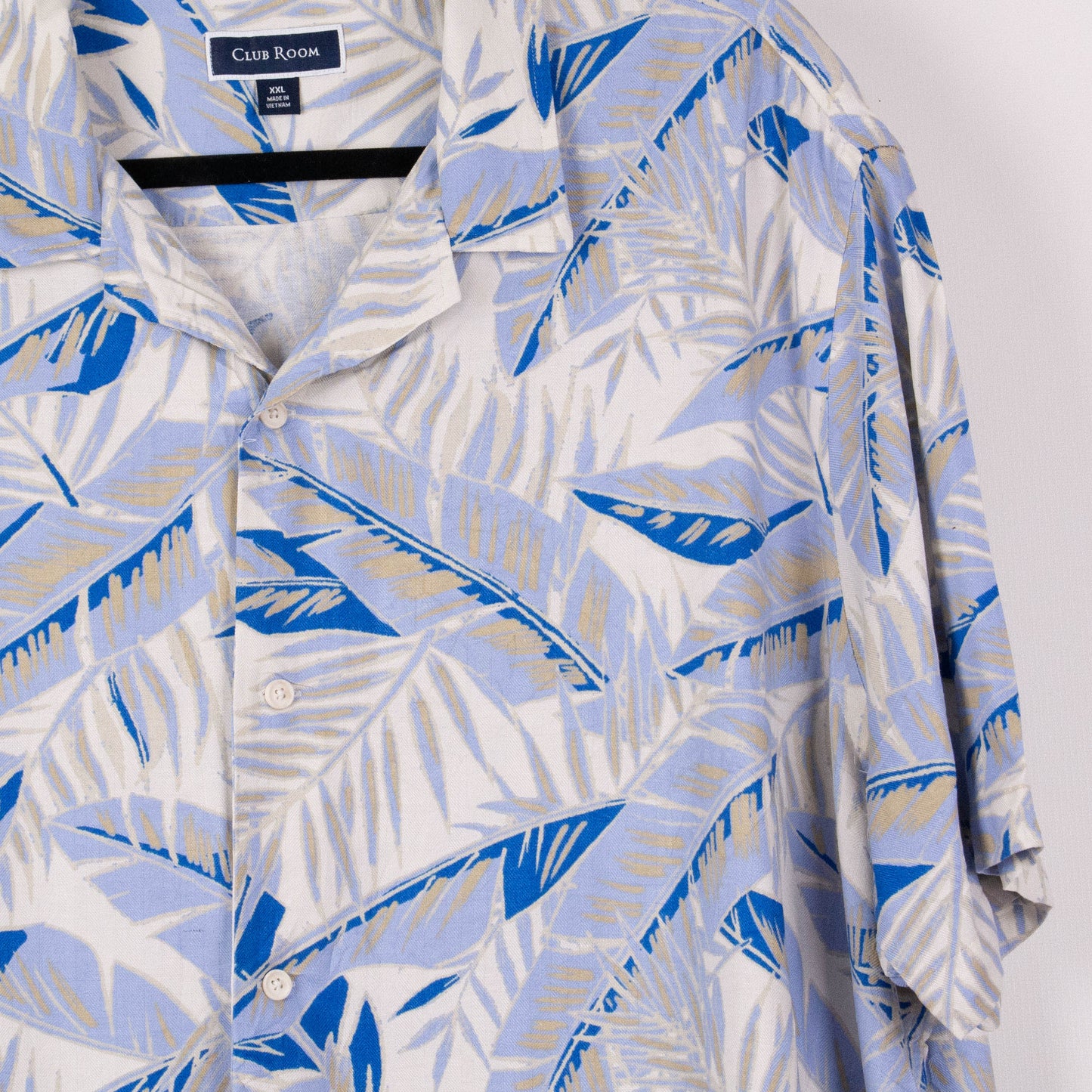 Camisa hawaiana azul (2XL) Club Room