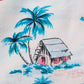 Camisa hawaiana blanco (S) George