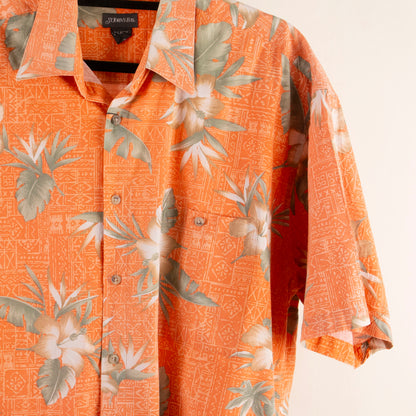 Camisa hawaiana naranja (XL) St.Johns Bay