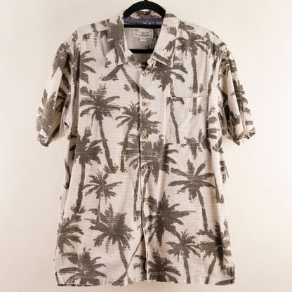 Camisa estampada beige (L) Honolua