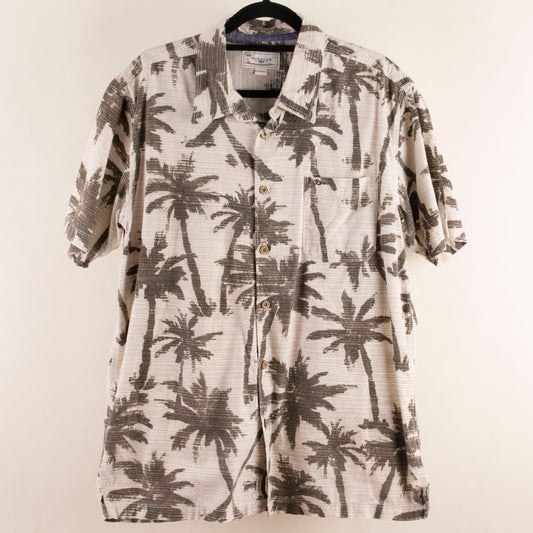 Camisa estampada beige (L) Honolua