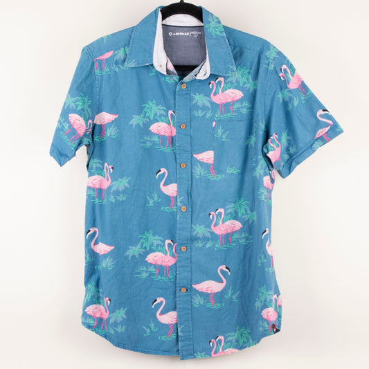Camisa hawaiana azul (M) Airwalk