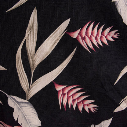 Camisas hawaianas negro (M) Banana Cabana