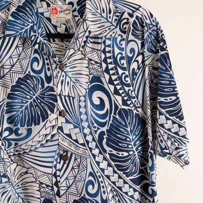 Camisa hawaiana azul (L) The hawaiian original