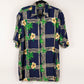Camisa hawaiana azul (M) Puritan