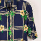 Camisa hawaiana azul (M) Puritan