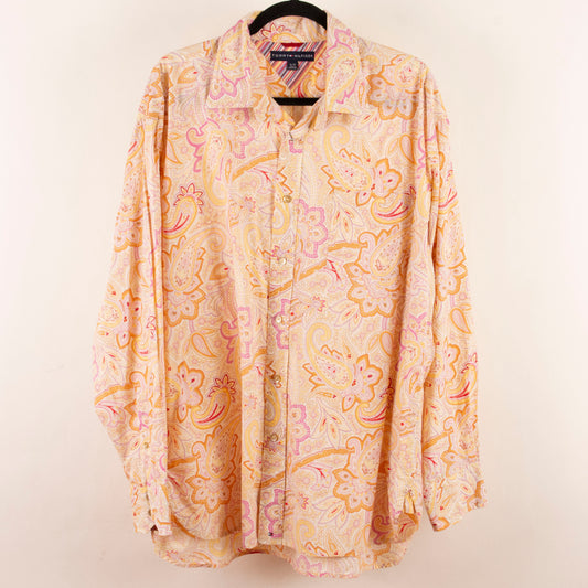 Camisa estampada amarillo (XL) Tommy Hilfiger