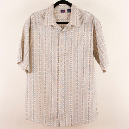 Camisa estampada beige (XL) MOST