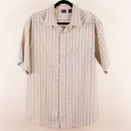 Camisa estampada beige (XL) MOST