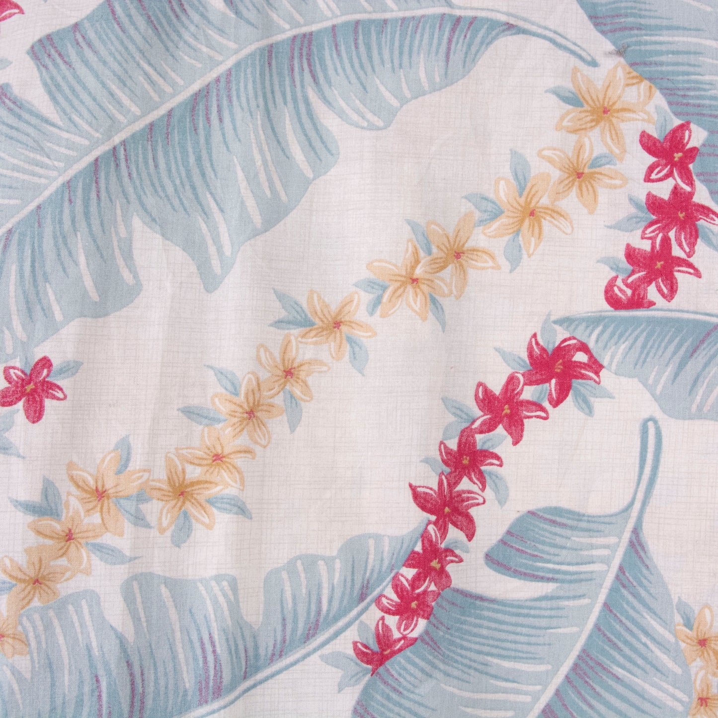 Camisa hawaiana blanca (M) Batik Bay