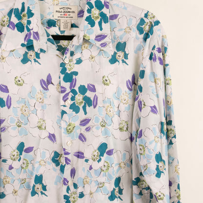 Camisa estampada blanco (L) Ralph Lauren