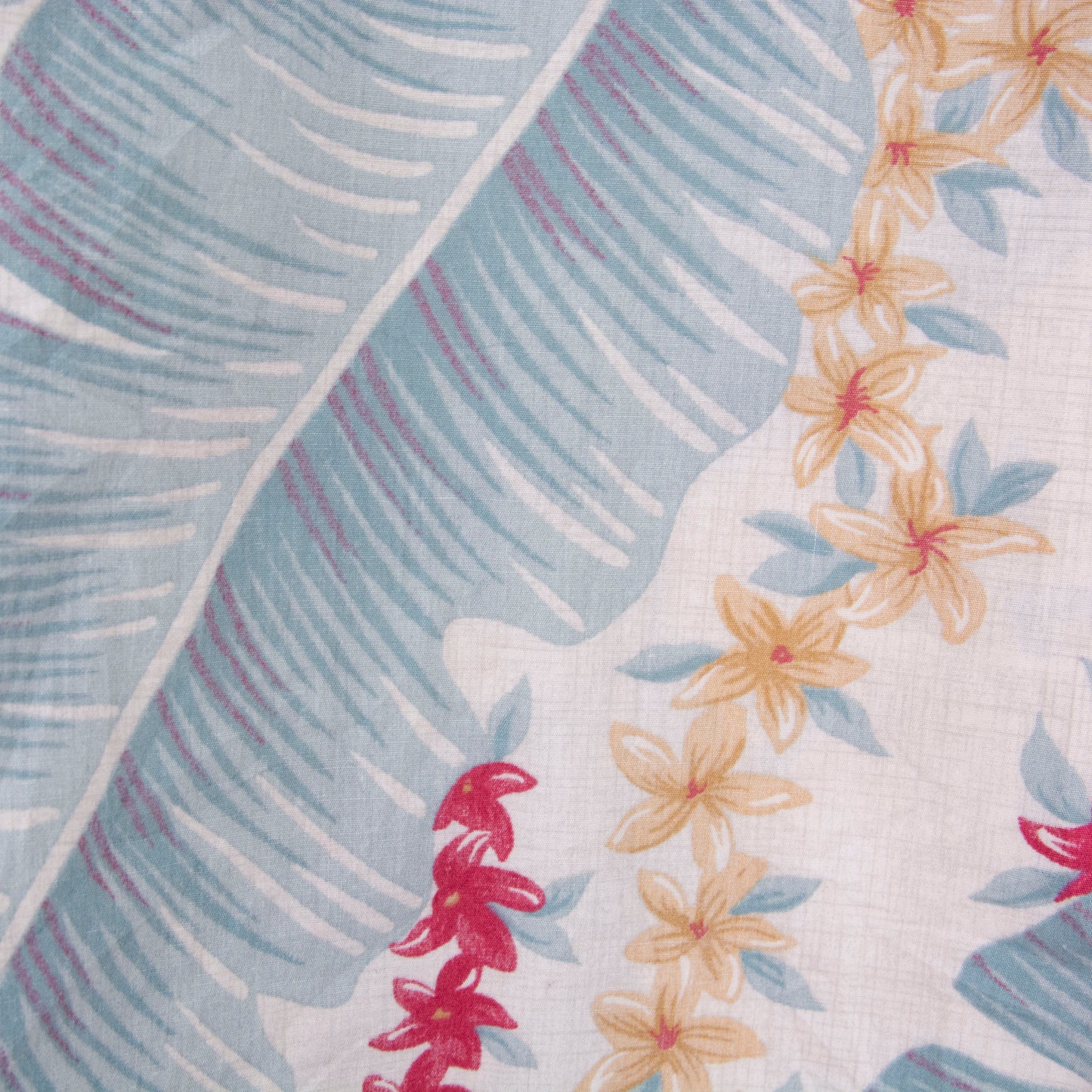 Camisa hawaiana blanca (M) Batik Bay