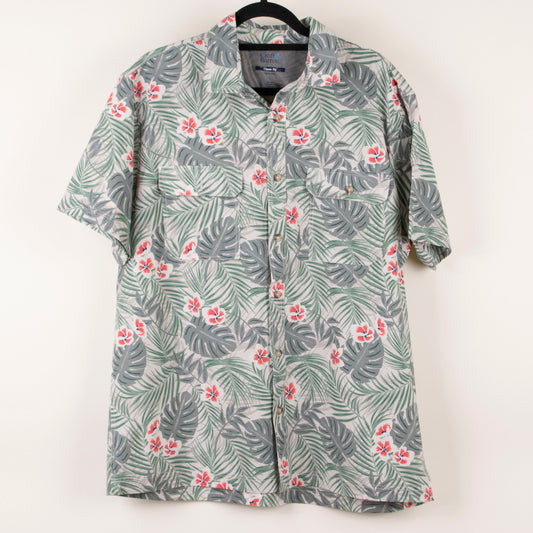 Camisa hawaiana verde (L) Croft&Barrow