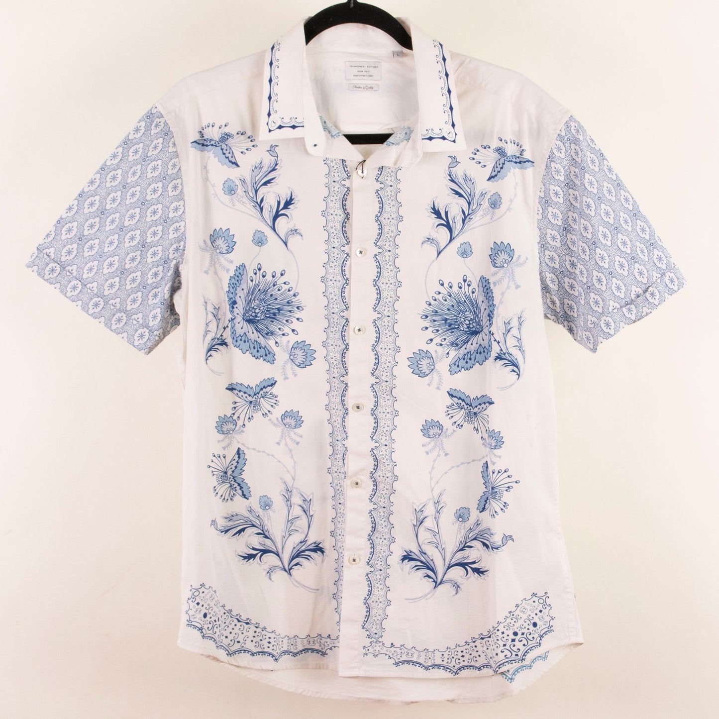 Camisa estampada blanco (L) 7 Diamonds