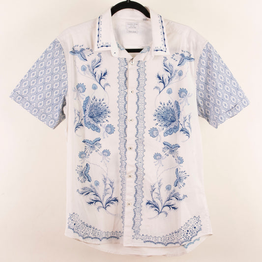 Camisa estampada blanco (L) 7 Diamonds
