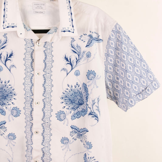 Camisa estampada blanco (L) 7 Diamonds