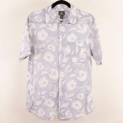 Camisa estampada azul (S) H&M