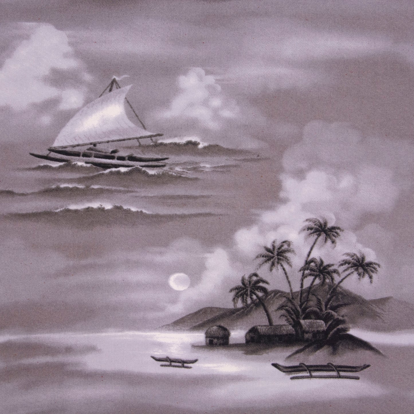 Camisa hawaiana gris (XL) Street Culture