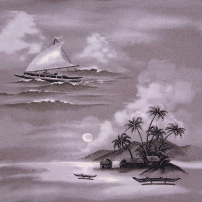 Camisa hawaiana gris (XL) Street Culture