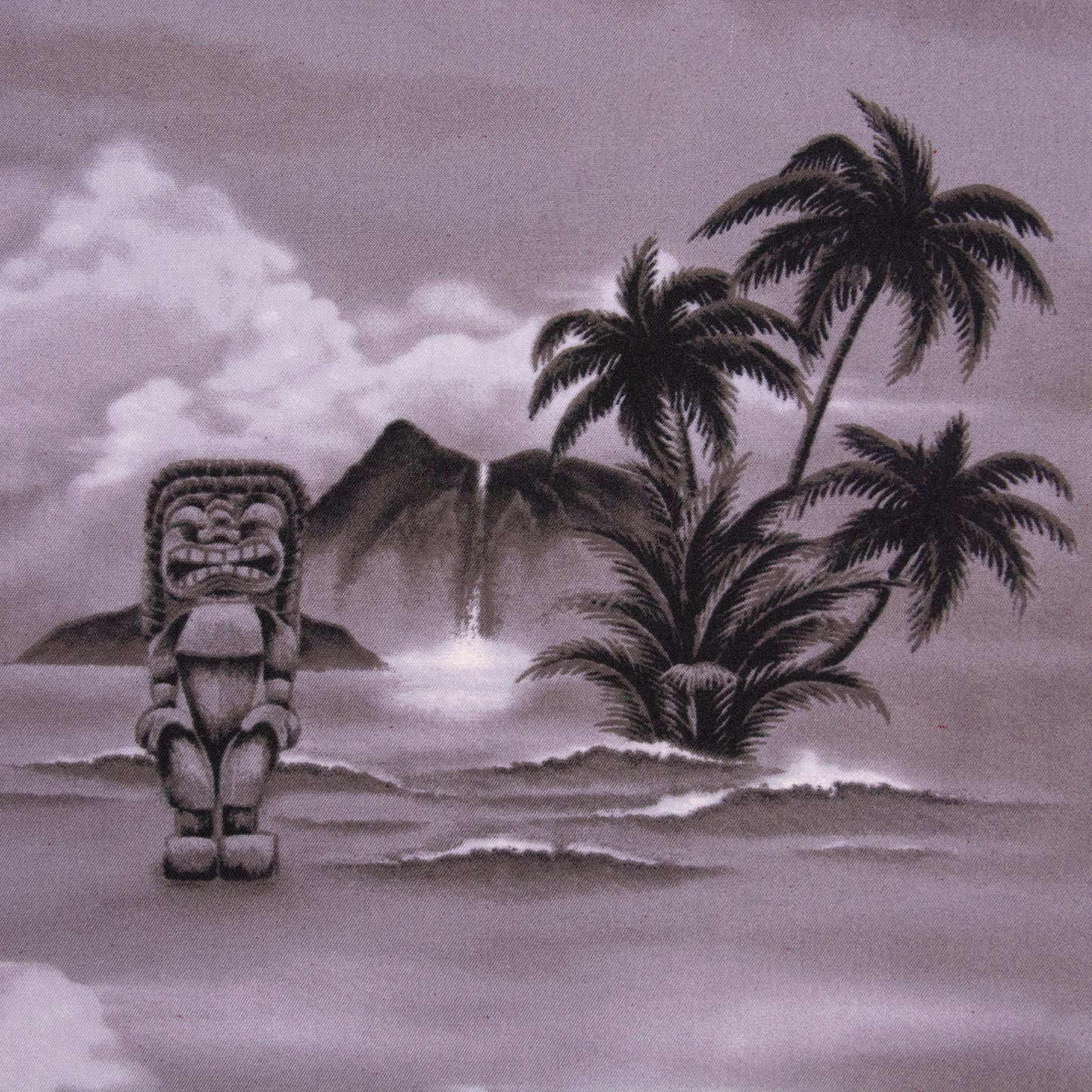 Camisa hawaiana gris (XL) Street Culture