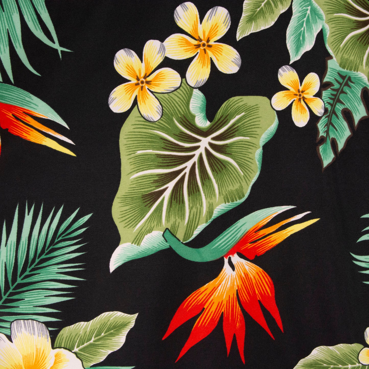 Camisa hawaiana negro (XL) Lvisl