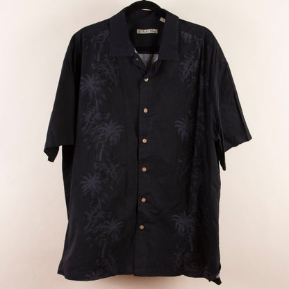 Camisa hawaiana negro (XL) Batik Bay