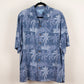 Camisa hawaiana azul (L) Bermuda Bay