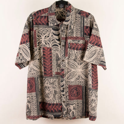 Camisa estampada negro (XL) Kai-Veikau