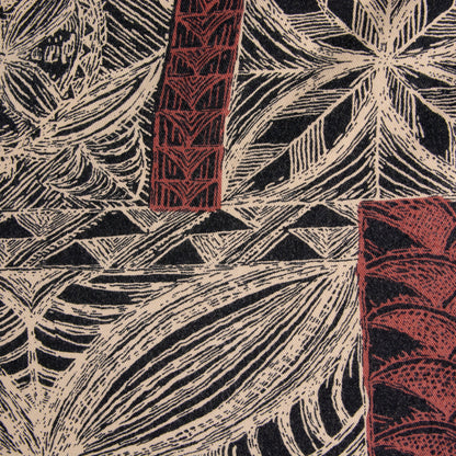 Camisa estampada negro (XL) Kai-Veikau