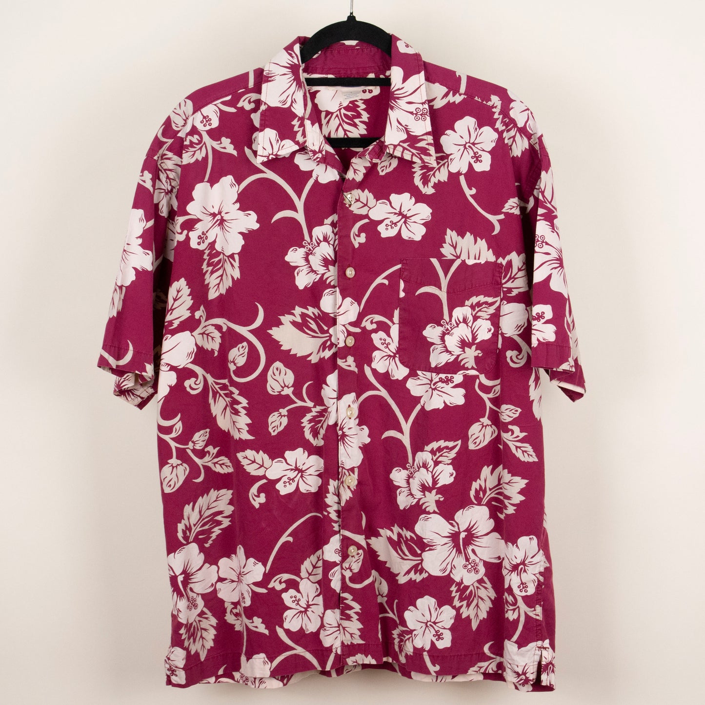 Camisa hawaiana morado (L) Old Navy