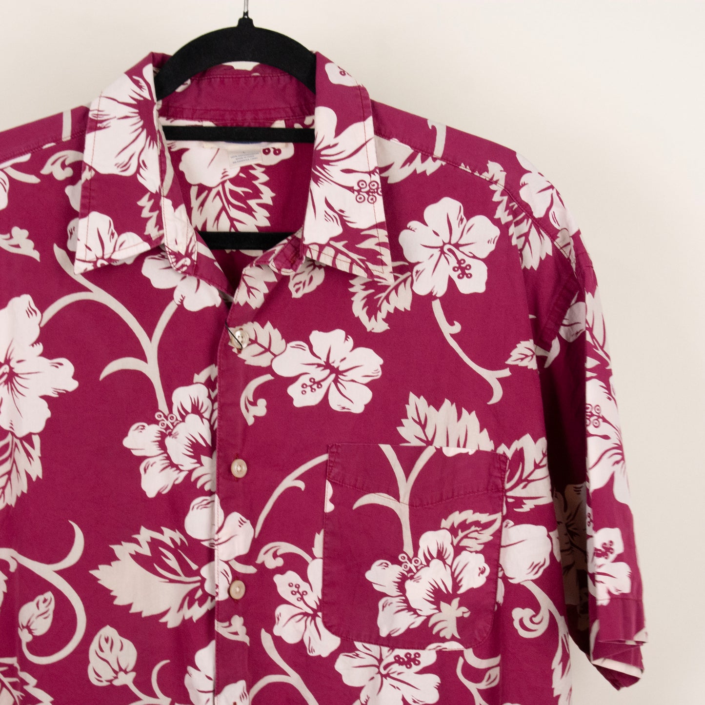Camisa hawaiana morado (L) Old Navy