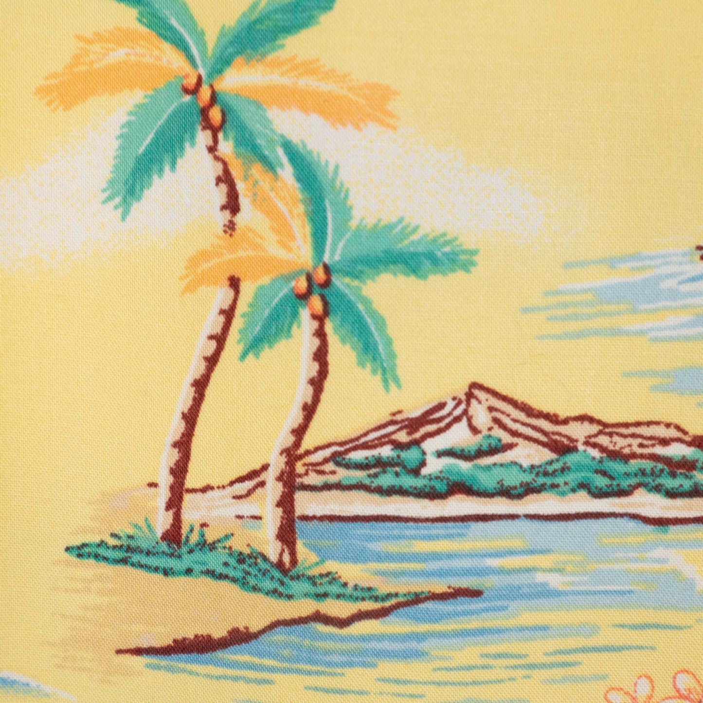 Camisa Hawaiana Amarillo (XL) Croft & Barrow