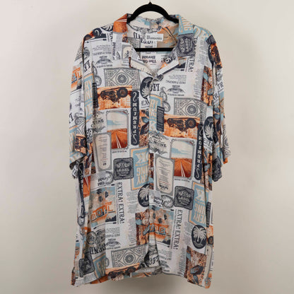 Camisa Hawaiana Blanco (3XL) No boundaries