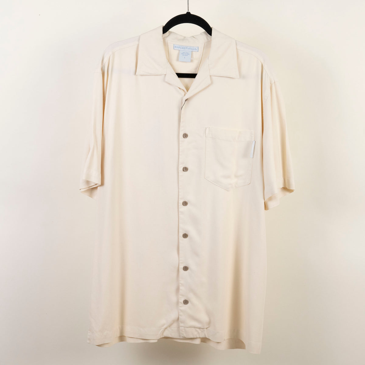 Camisa Hawaiana Beige (L) Margarita Ville