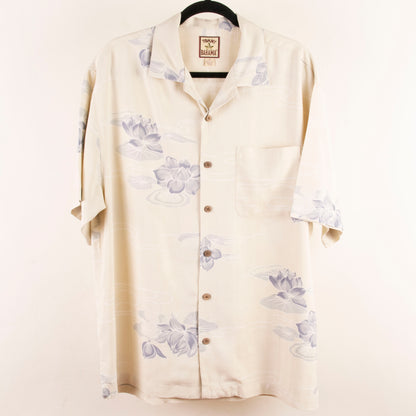 Camisa hawaiana beige (M) Tommy Bahama
