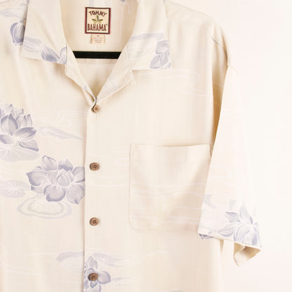 Camisa hawaiana beige (M) Tommy Bahama