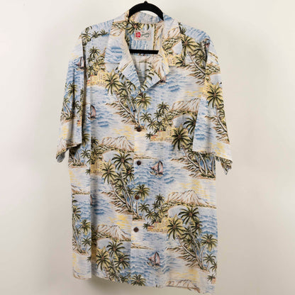 Camisa Hawaiana Azul (3XL) The Hawaiian Original