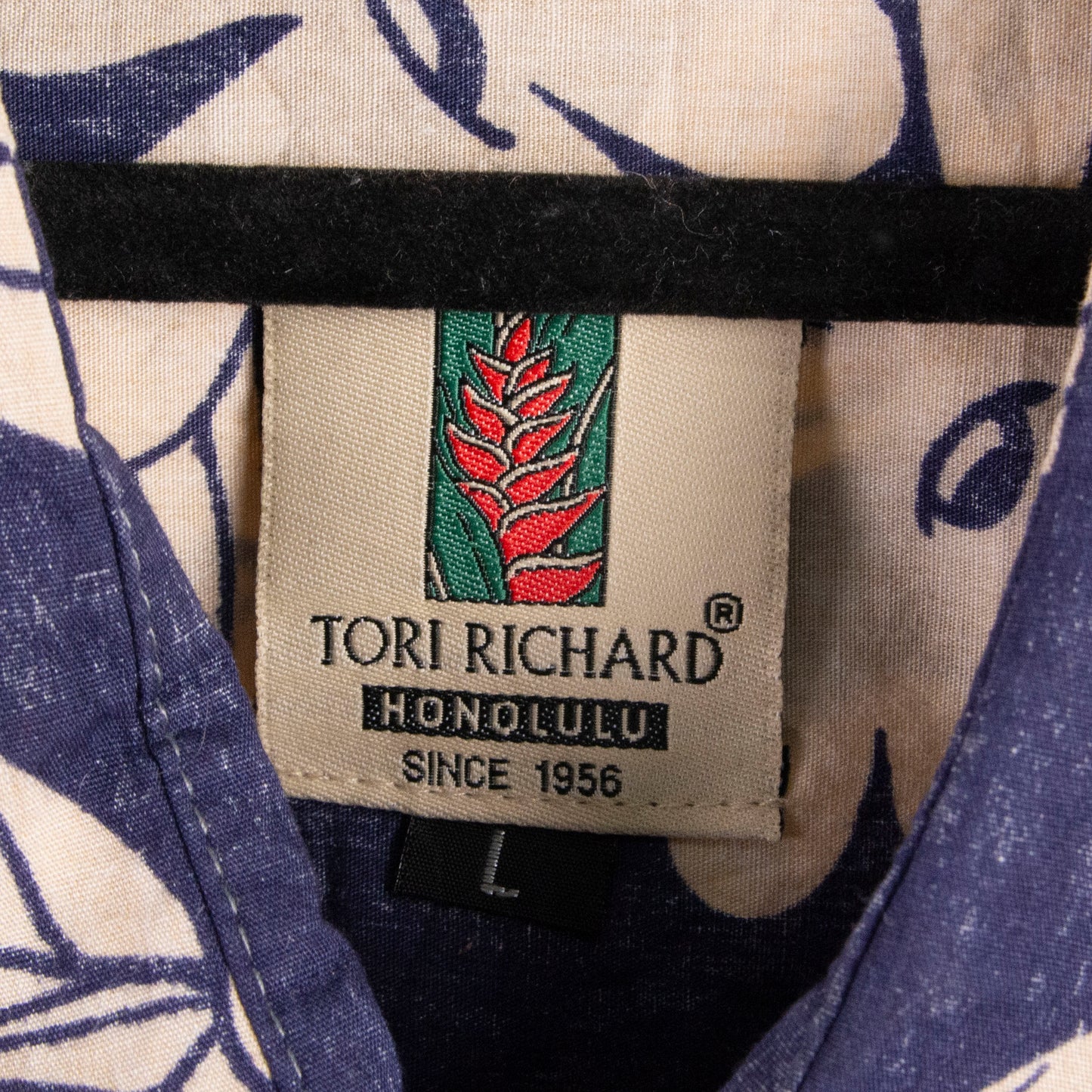 Camisa hawaiana azul (L) Tori Richard
