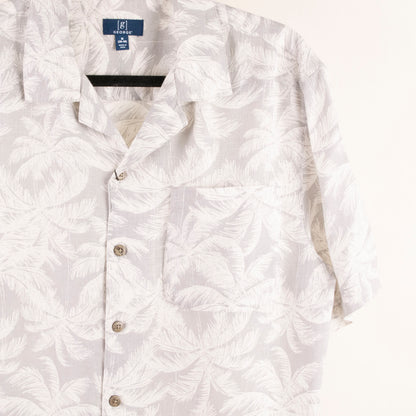 Camisa hawaiana gris (M) George