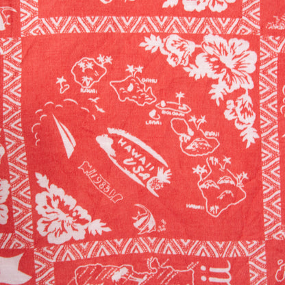 Camisa hawaiana roja (S) Nautica