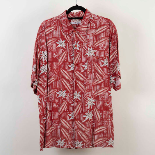 Camisa Estampada Rojo (XL) Linea Dome