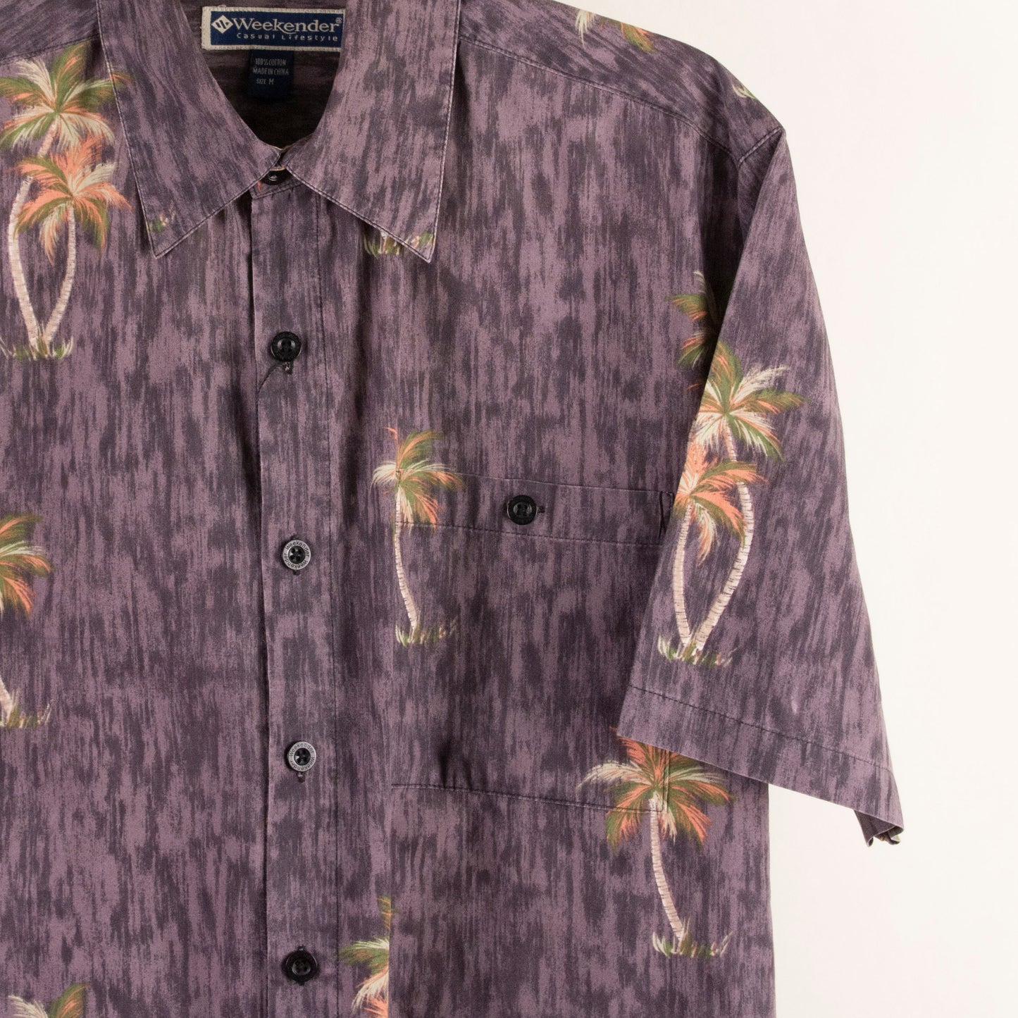 Camisa hawaiana marrón (M) Weekender
