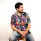 Camisa hawaiana paraíso negro