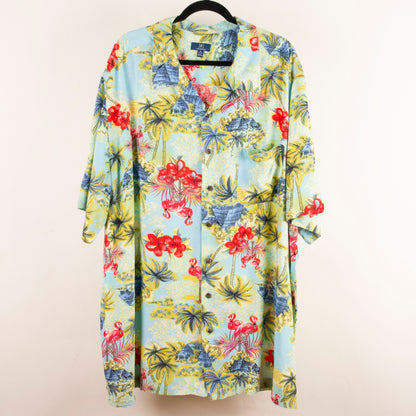 Camisa hawaiana azul (3XL) George