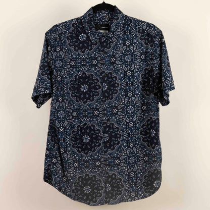 Camisa Estampada Azul (M) Original Use