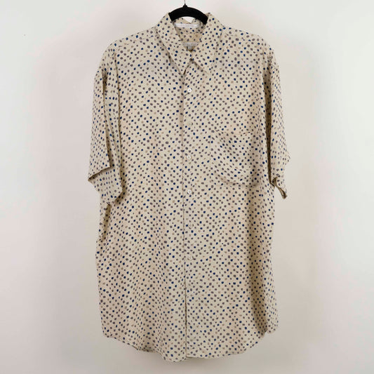 Camisa Estampada Beige (M) Perry Ellys